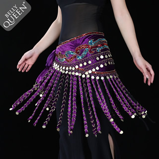 Dancewear Polyester Belly Dance Performance Hip Scarf For Ladies Dancewear Polyester Belly Dance Performance Hip Scarf For Ladies