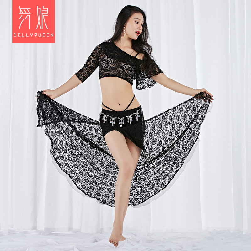 Lace Belly Dance Costumes Black/Red/Dark Blue Available 5015 Lace Belly Dance Costumes Black/Red/Dark Blue Available 5015
